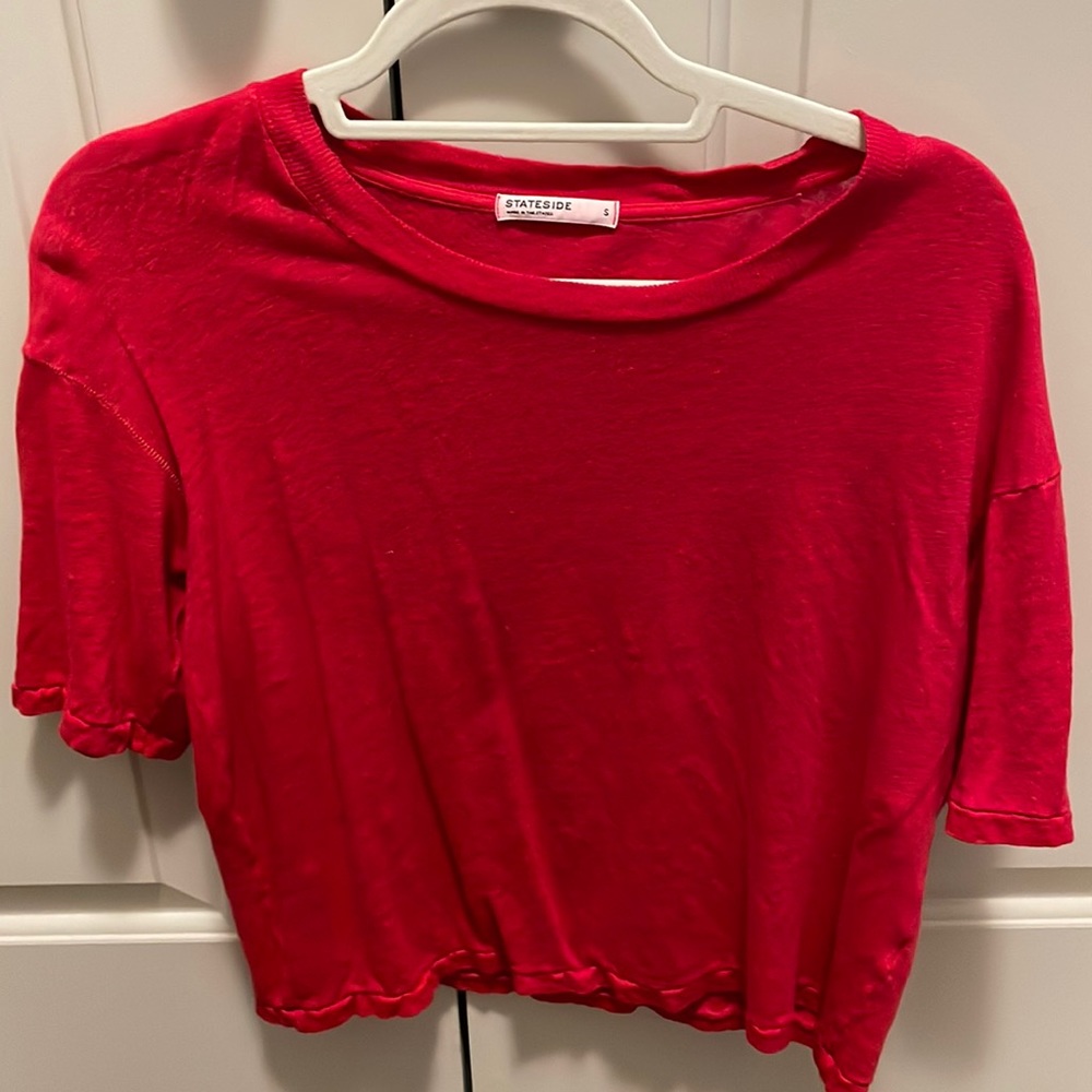 NWOT Stateside Small Red Top. ❤️
